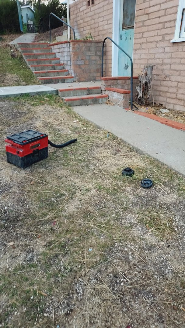 Sewer main blockage plus independent fixture cleared from debris