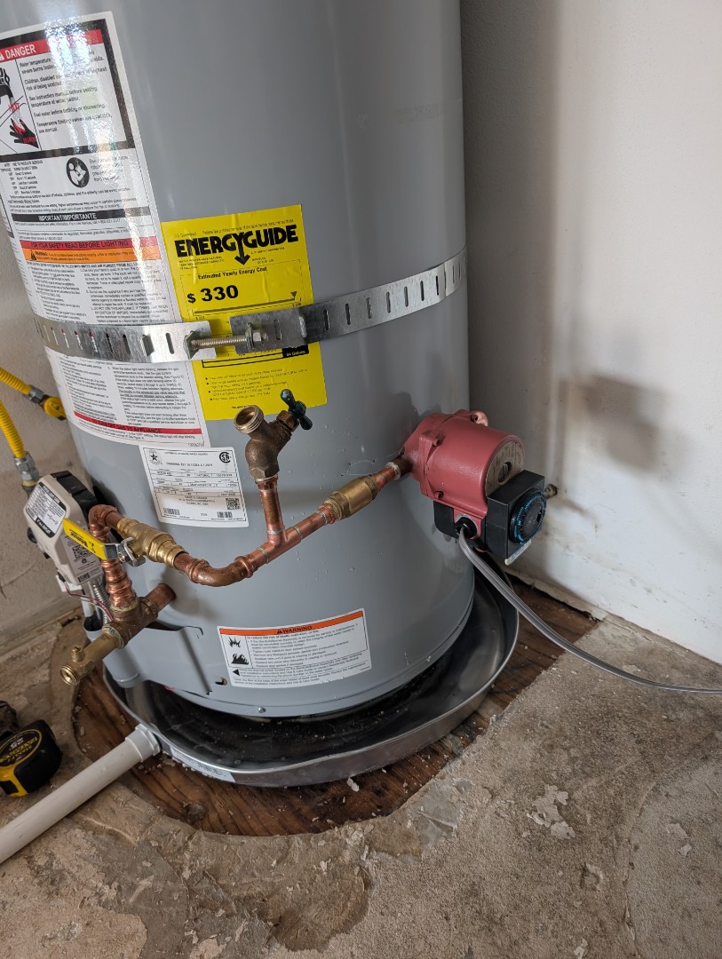 Replaced a failed check valve on a Grundfos recirculation return line in Paso Robles.  