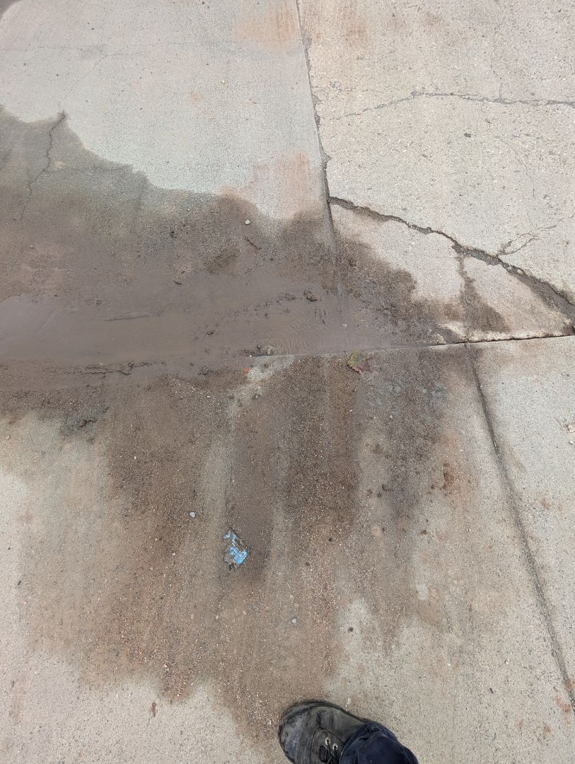 provided an estimate for an under slab water leak outside in Paso Robles.  