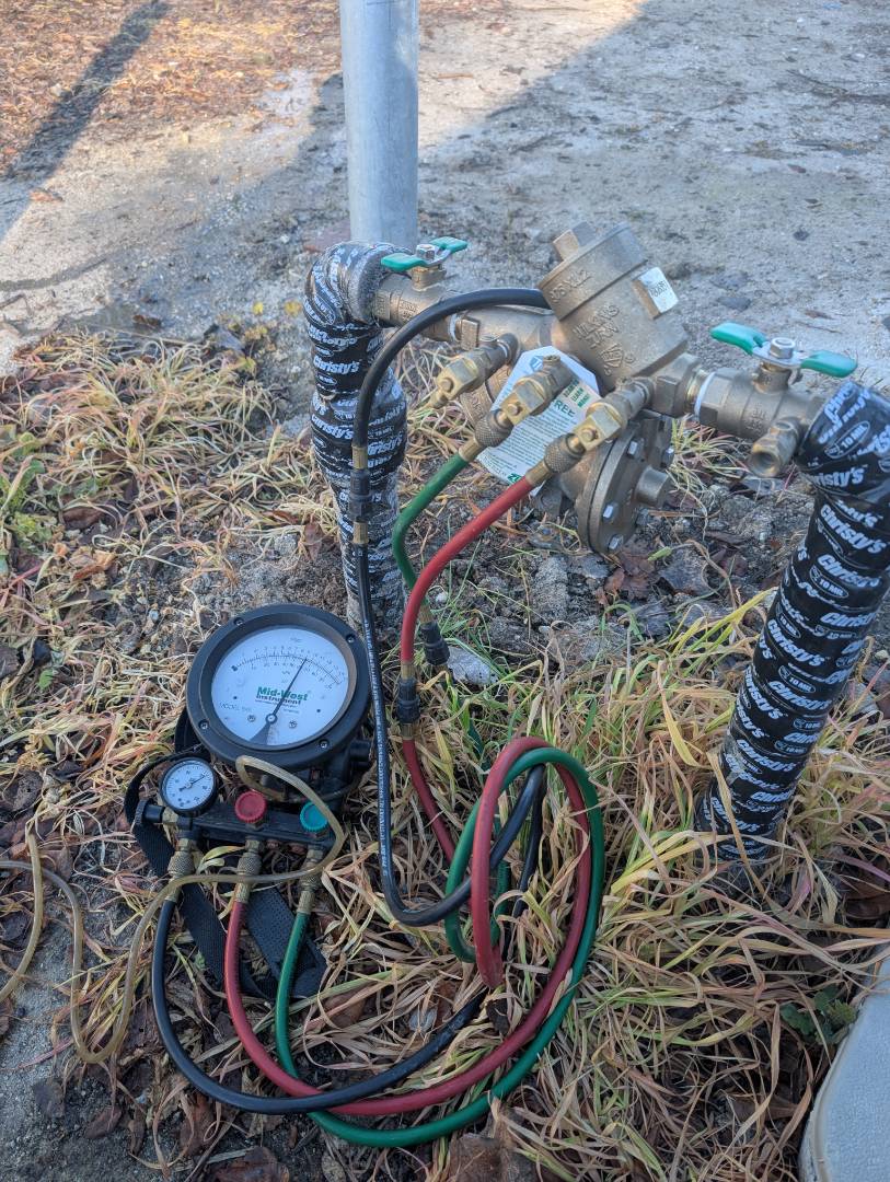 Tested a �" Wilkins 975xl2 RP backflow preventer assembly in Paso Robles.  