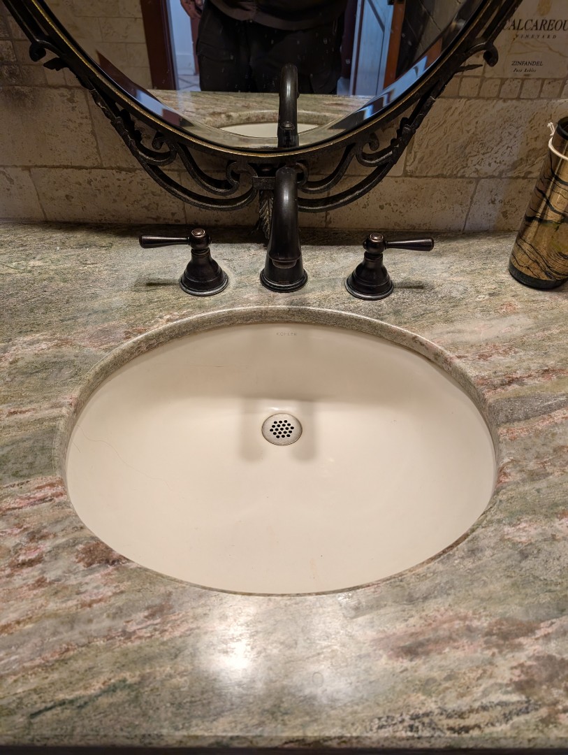 estimate for replacement of 2 widespread faucets with new customer supplied Delta faucets in Paso Robles at a winery on the west side of town.  