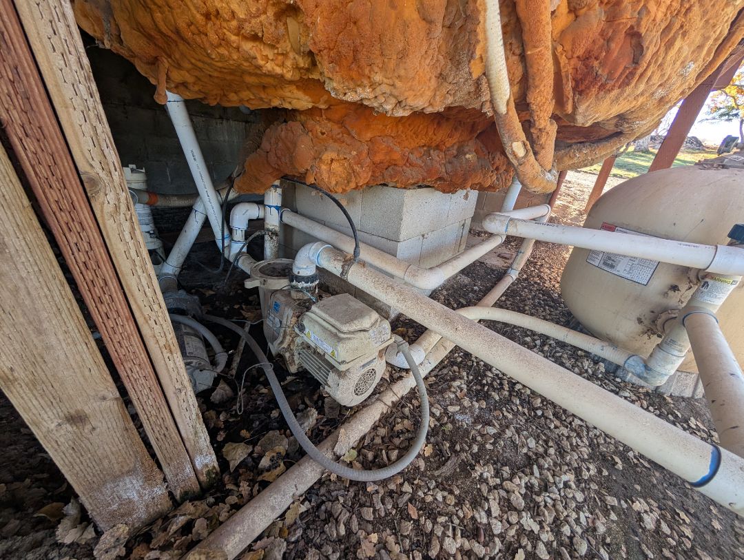 inspected PVC piping and pumps at River Oaks Hot Springs in Paso Robles.