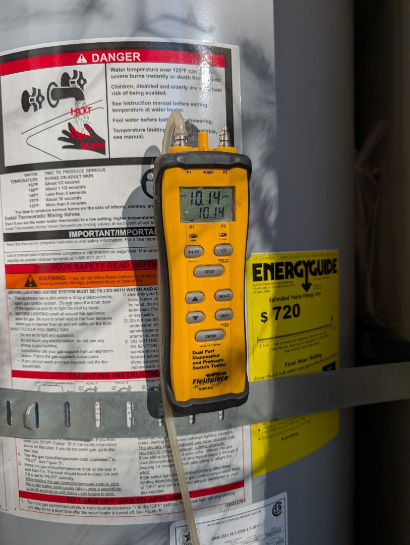 repaired and relit a water heater in Santa Margarita.