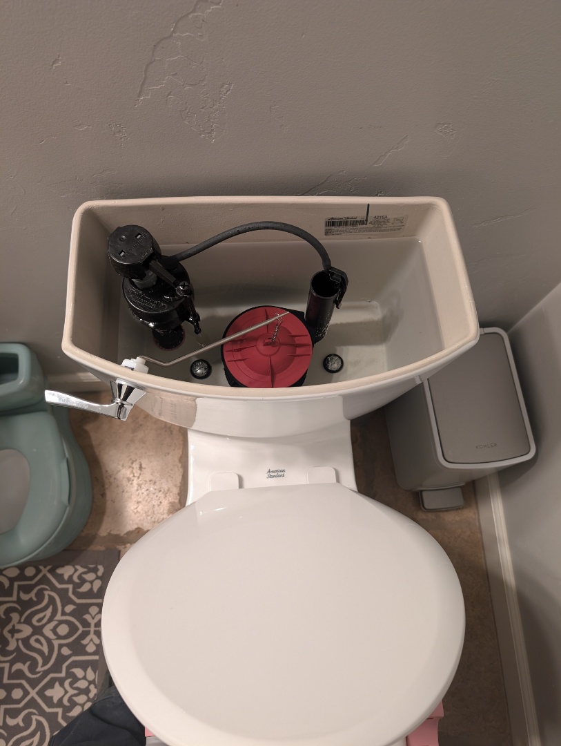 Inspected a newly installed American Standard toilet in Paso Robles.  