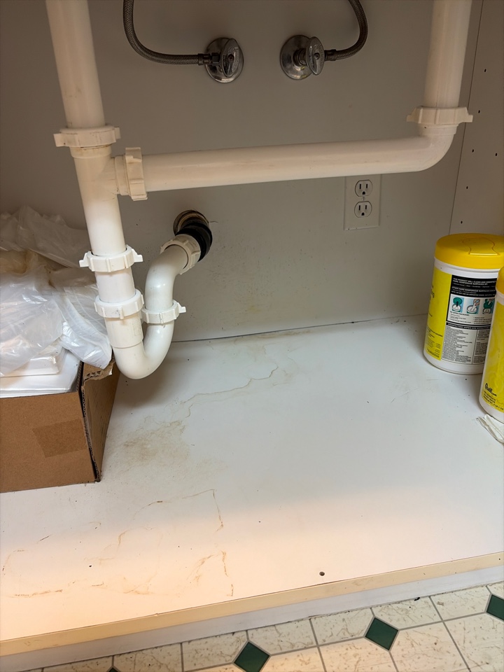 Minor rebuild under the kitchen sink