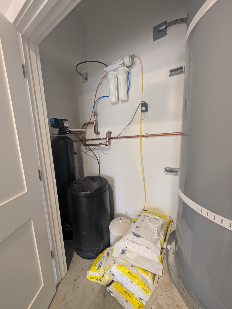 tested a Fleck 5600 water softener and performed a filter change in Paso Robles.