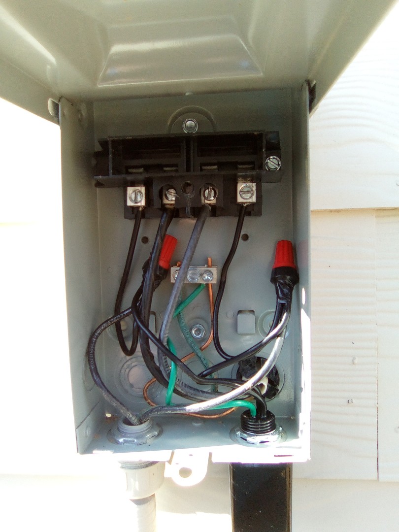 Air Conditioning Surge protector installation