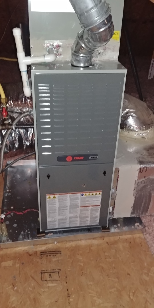 Performed fall tune up on Trane furnace at Jones creek ga 