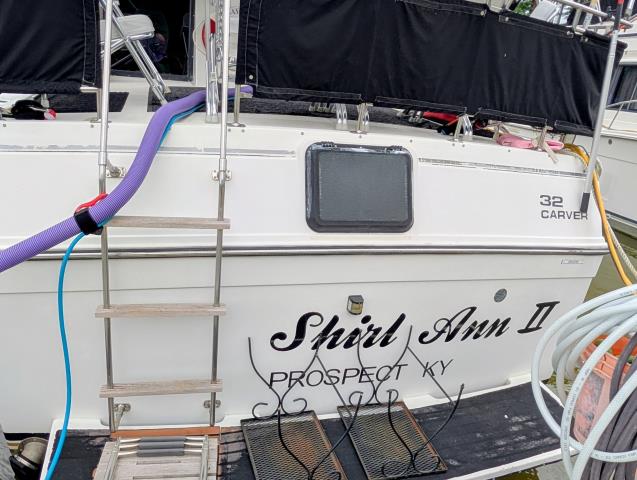 We cleaned and refreshed a boat's carpet at a marina, removing odors and stains with The Carpet Chemist's expert touch.