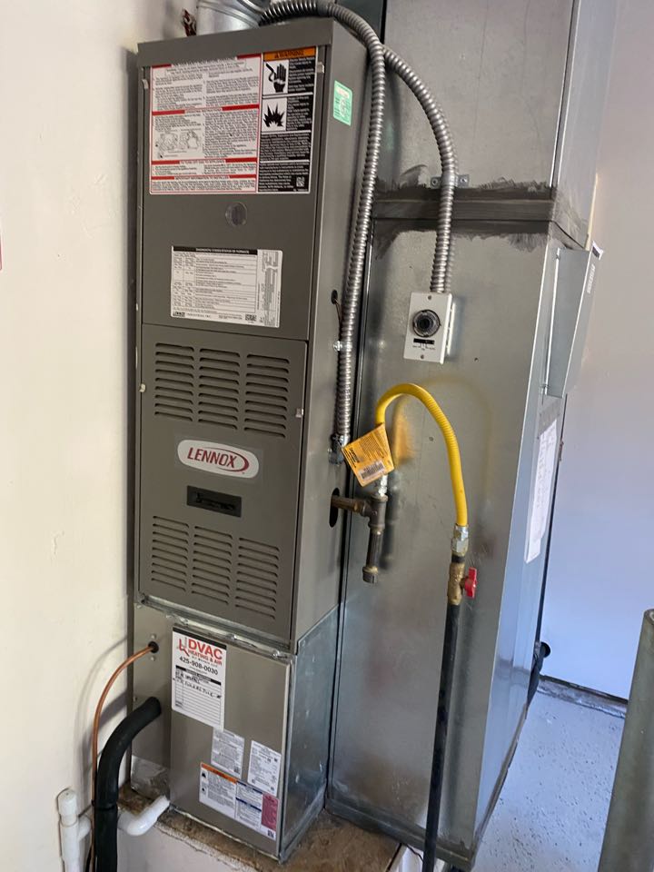 Maintenance on furnace and AC systems. 