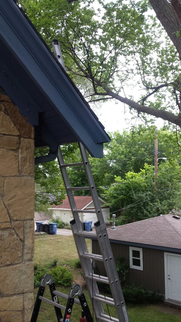 Edina, MN - Repair Gutter and rotted rafter tail Edina, MN - Repair Gutter and rotted rafter tail