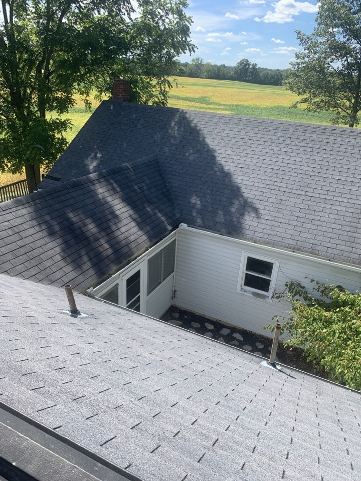 Roof replacement estimate in Germantown, Ohio. 