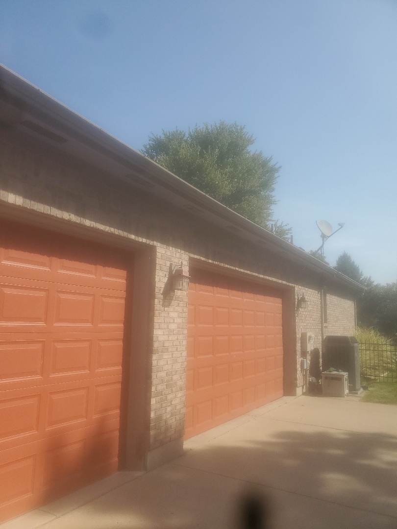 Installing soffit vents in Clayton, Ohio.
