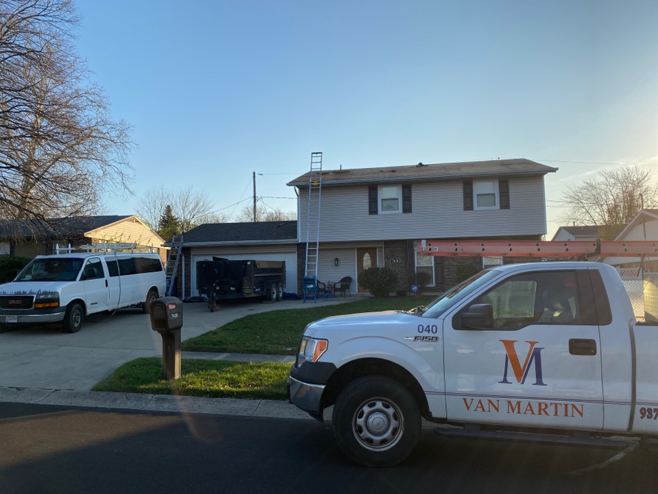 Certainteed shingle roof replacement in Huber Heights, Ohio. 