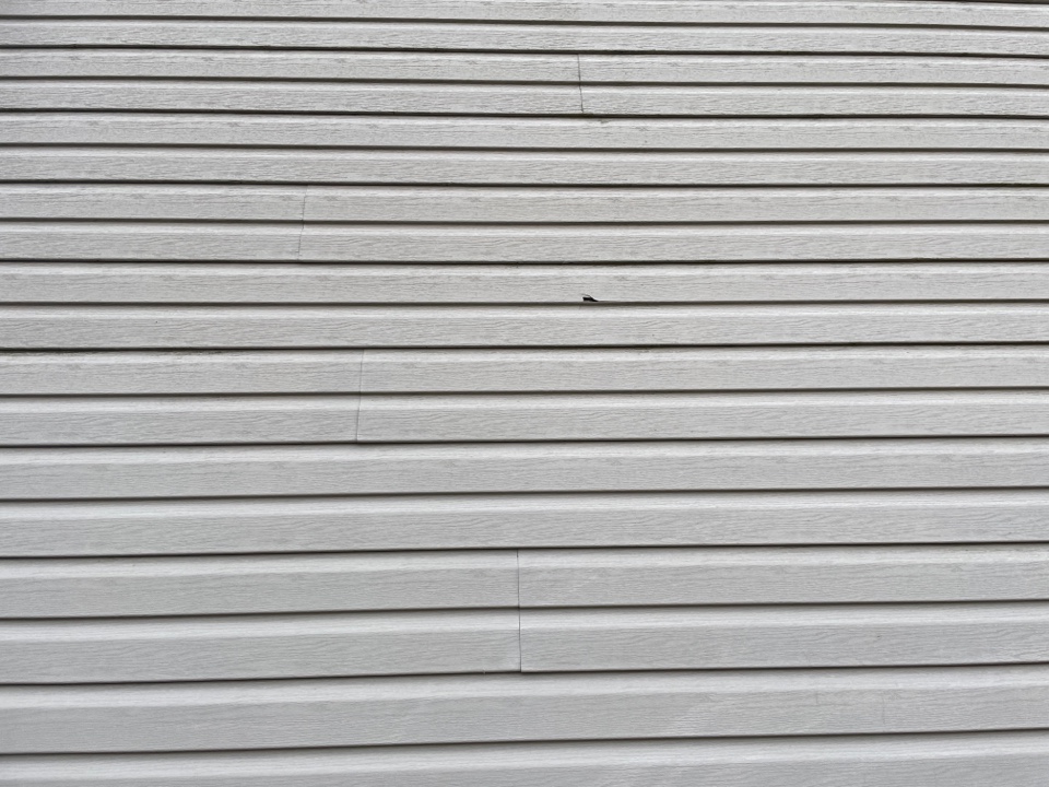 Siding repair in Clayton, Ohio. 