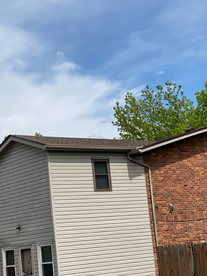 Full roof replacement using CertainTeed Landmark shingles in Springfield, Ohio. 