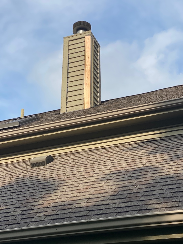 Chase chimney repair in Clayton, Ohio.