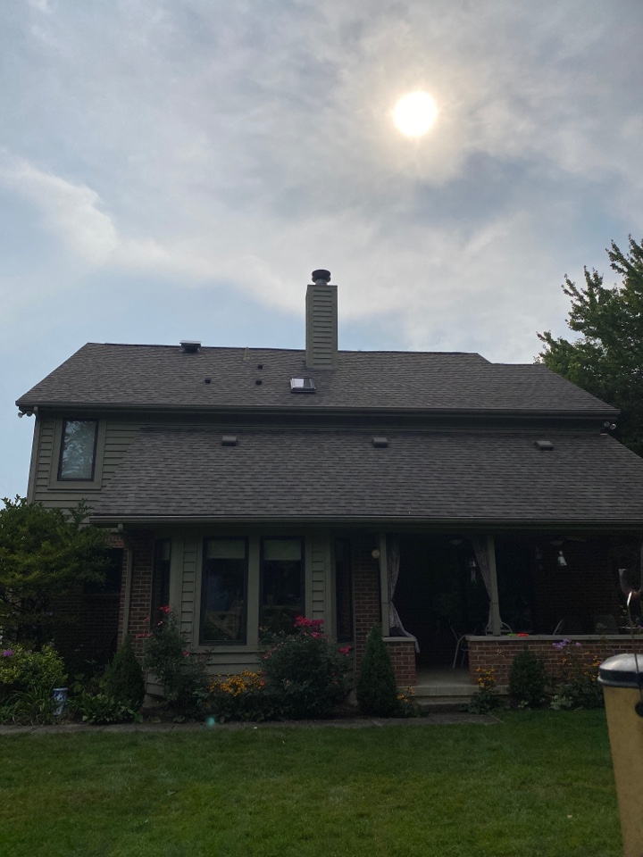 Cedar chase chimney repair in Clayton, Ohio.