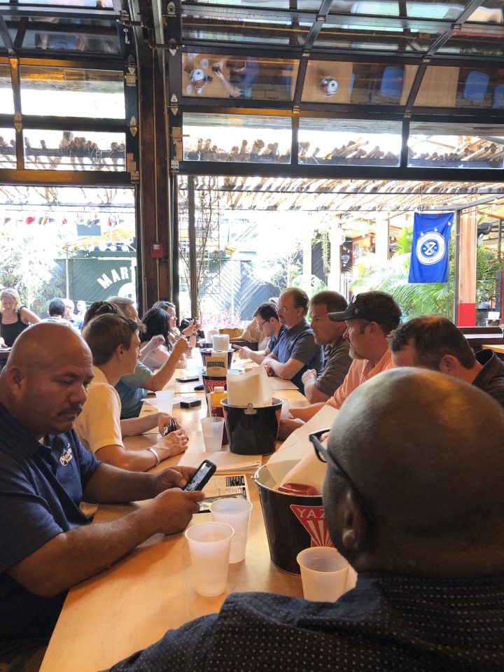 Music city roofers at Martins BBQ the family that eats together stays together ... Music city roofers at Martins BBQ the family that eats together stays together ...