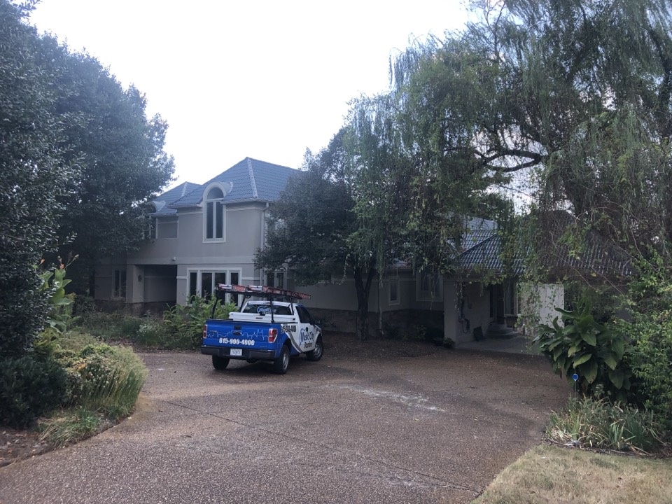 Beautiful Roof Inspection in Nashville! Metal tile. Beautiful Roof Inspection in Nashville! Metal tile.