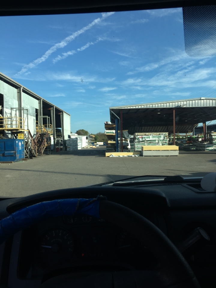At Oakley /Cascade lumber picking up some one by tens and some OSB for our job going on At Oakley /Cascade lumber picking up some one by tens and some OSB for our job going on