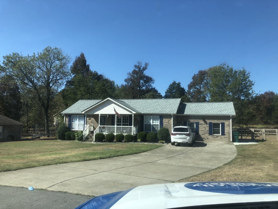 New Owens Corning Oakridge Roof covered by Insurance! I love that Estate Gray New Owens Corning Oakridge Roof covered by Insurance! I love that Estate Gray