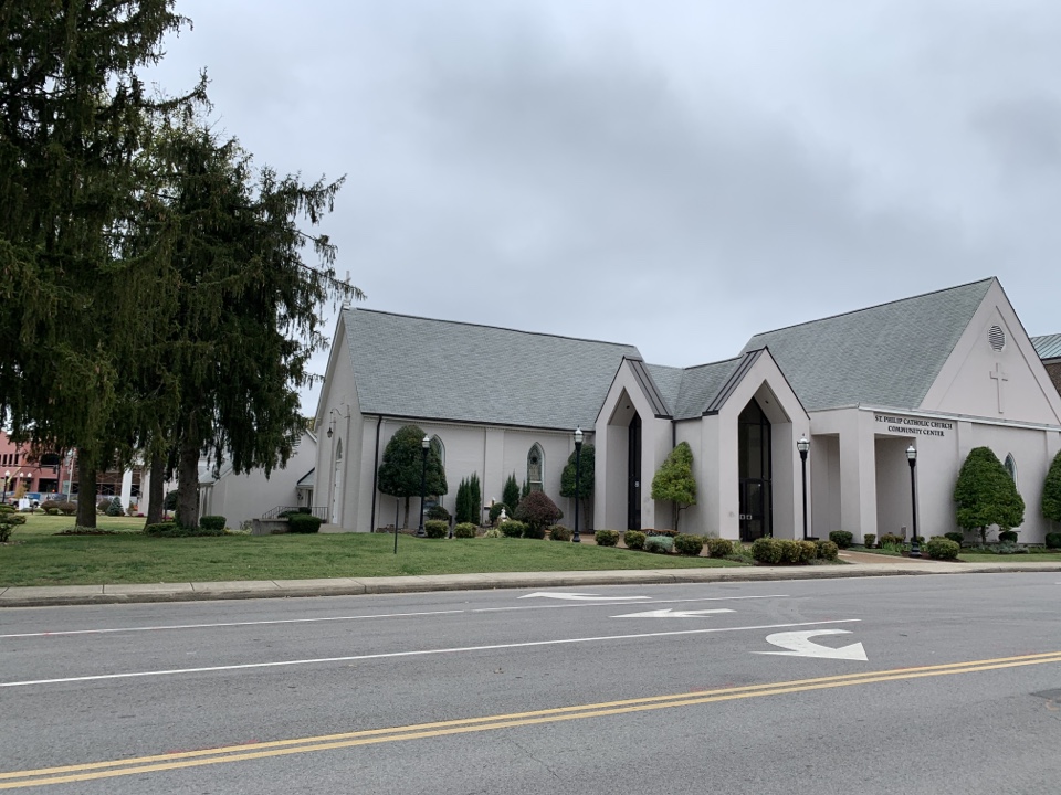 Performing inspection of multiple roofs at a church Performing inspection of multiple roofs at a church