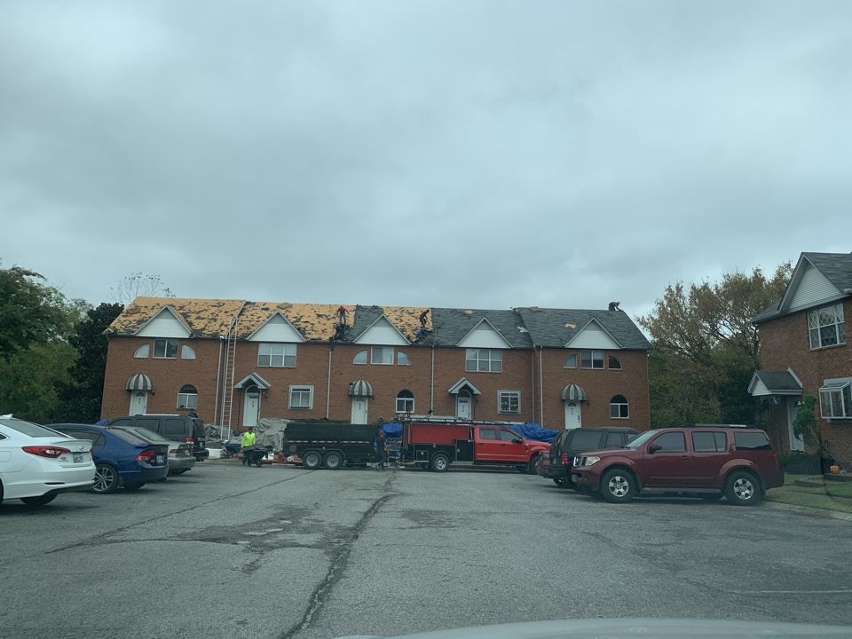 Replacing shingle roof on townhouses Replacing shingle roof on townhouses