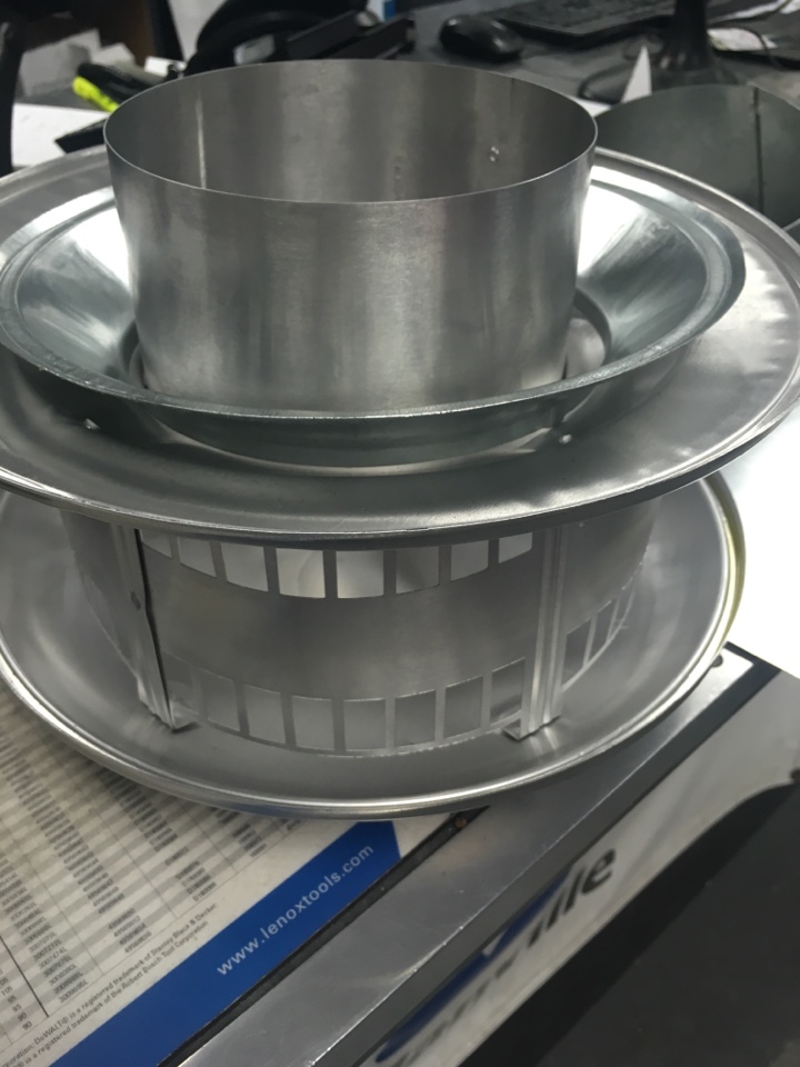 Ed supply pick up for heat vent and collar Ed supply pick up for heat vent and collar