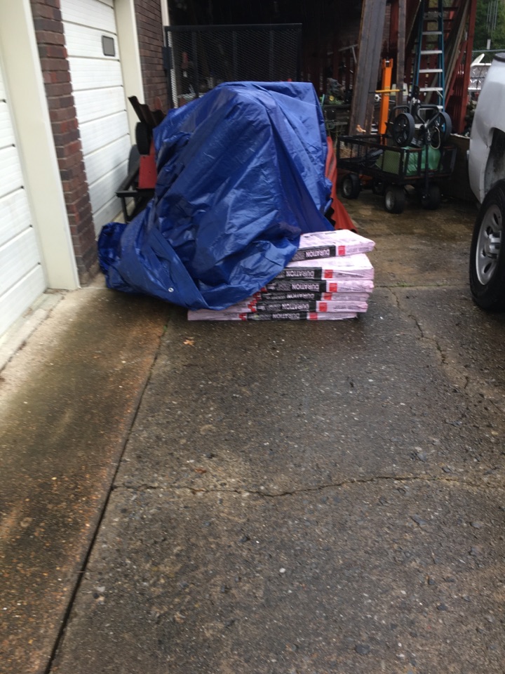 Skylight and shingle drop off Skylight and shingle drop off