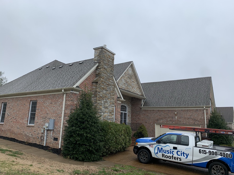 Roof inspection in Hendersonville. 