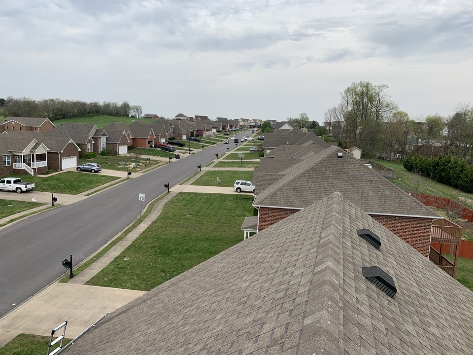 Roof inspection in Clarksville TN. #climingroofs, #rooferslife, #bestviewintown, #localroofers, #musiccityroofers, #nashvillestrong. 