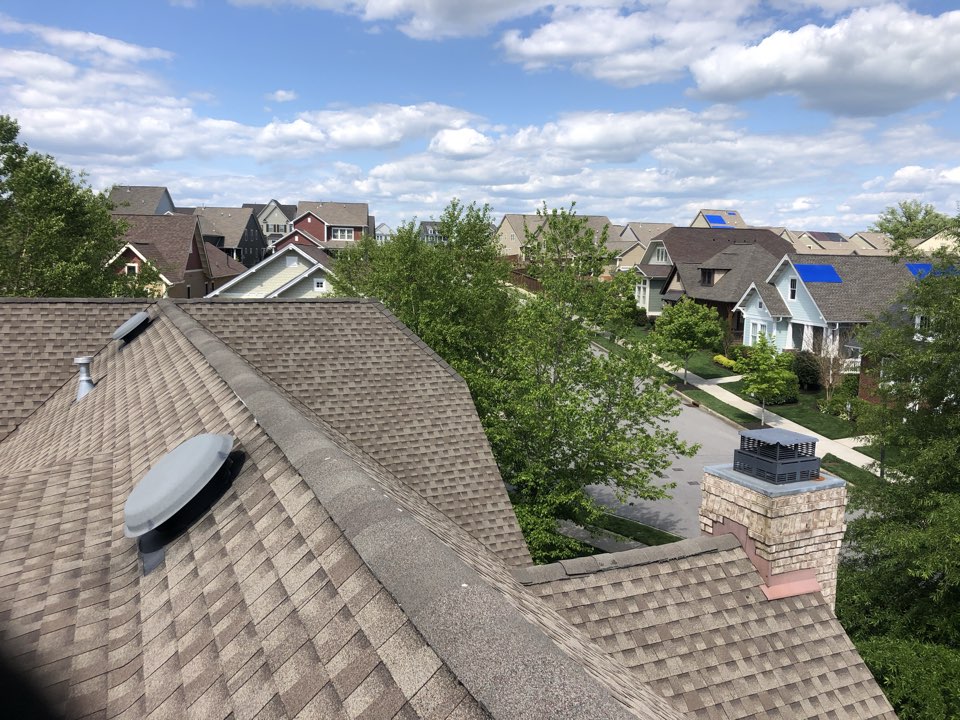 Steep roof inspection in Thompson Station Steep roof inspection in Thompson Station