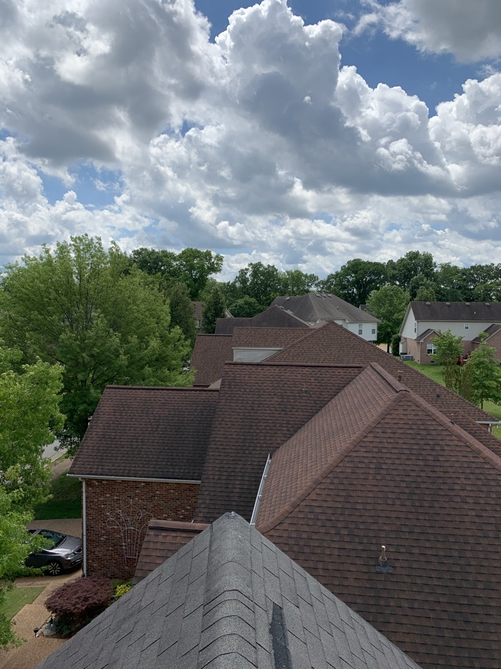 Roof inspection in Hermitage. The best view in town from a roof top. Roof inspection in Hermitage. The best view in town from a roof top.