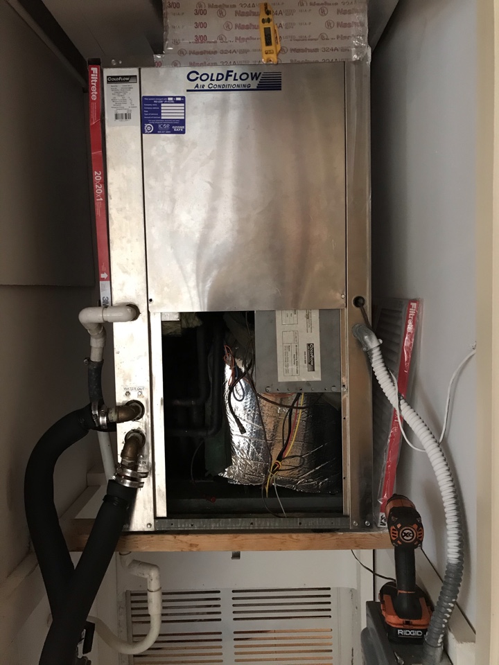 Hillsboro Beach, FL - Performing preventative maintenance on Cold Flow water source heat pump in Hillsboro Beach Florida. During preventative maintenance found that unit is 20 years old and that evaporator coil is very dirty and rusted. Also found that blower fan motor is starting to go bad. Recommend to customer that unit should be replaced due to age and shape of unit. Customer agreed that it is time for new unit and is being proactive and looking to replace unit. Just goes to show the importance of maintenance. Hillsboro Beach, FL - Performing preventative maintenance on Cold Flow water source heat pump in Hillsboro Beach Florida. During preventative maintenance found that unit is 20 years old and that evaporator coil is very dirty and rusted. Also found that blower fan motor is starting to go bad. Recommend to customer that unit should be replaced due to age and shape of unit. Customer agreed that it is time for new unit and is being proactive and looking to replace unit. Just goes to show the importance of maintenance.