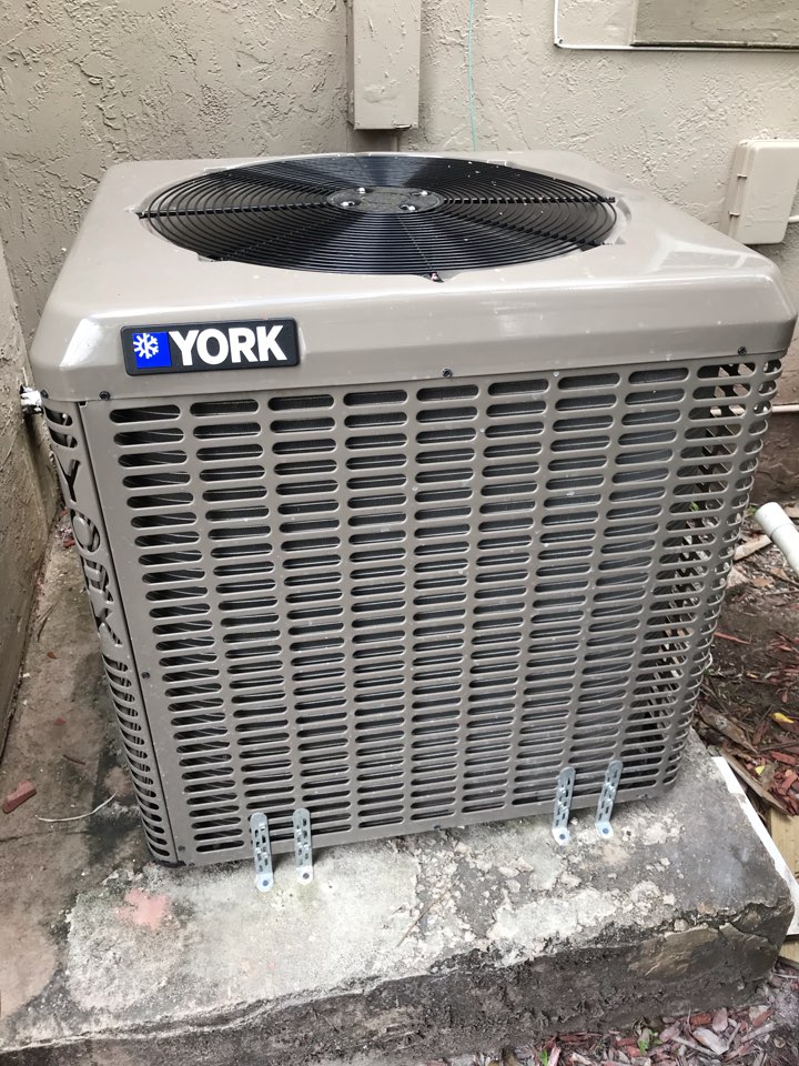 Performed preventative maintenance on a York AC system. During maintenance, we made sure to perform sterilization of Air handler. Once the system was sterilized, we ensured the unit was operating properly by performing a full system inspection. At this time the unit is working and cooling properly.