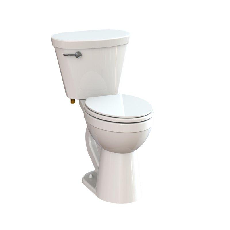 Completed diagnostic assessment of plumbing fixtures per estimate specifications. Documented existing two-piece white porcelain toilet with chrome flush lever and single-handle chrome kitchen/bathroom faucet with curved spout and deck plate mounting. Photographed all fixtures for scope verification and customer records.