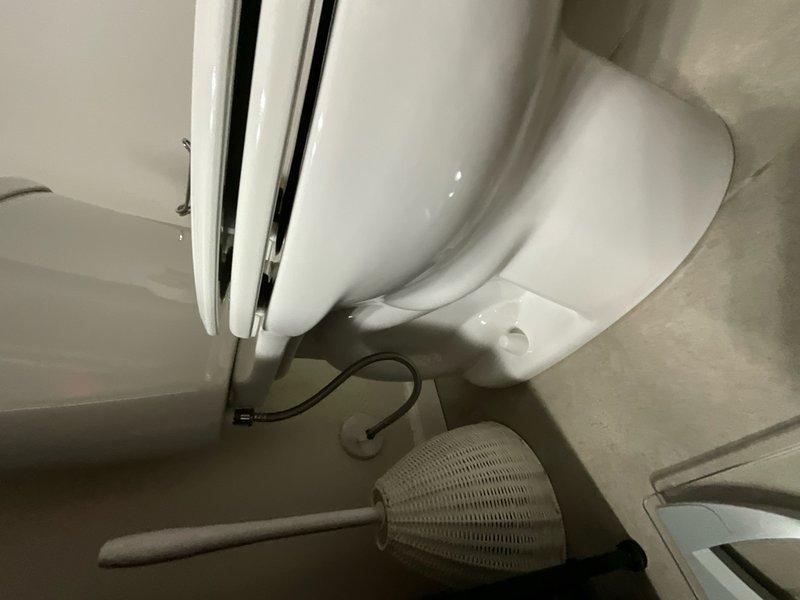 Removed existing toilet and installed homeowner-supplied replacement unit. Secured new toilet to floor flange with proper wax ring seal to ensure watertight connection. Connected water supply line to fill valve and tested for leaks. Verified proper flush operation and bowl refill functionality upon completion.