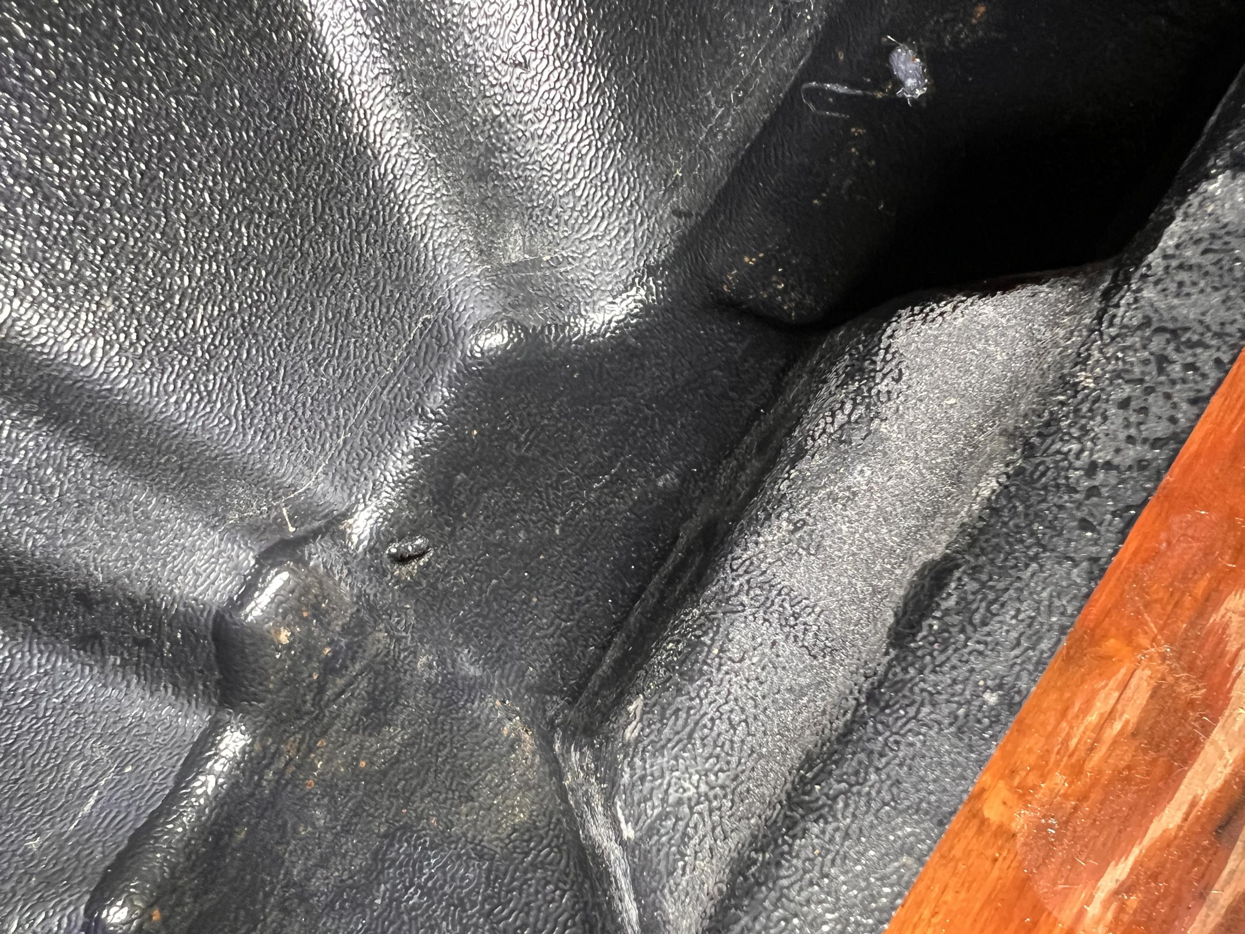 Cedar Grove, NJ - Arrived onsite for condensate leak. Homeowner mentioned it leaked last year too. Homeowner vacuumed emergency drain pan. I cleaned the condensate trap. Used CO2 cartridge to blow air through the primary and secondary drain line. Pour water in the evaporator coil drain and observed proper drainage. Upon testing the emergency drain pan found a hole in the pan. Used silicon to seal the hole. Homeowner will contact us if silicone doesn’t hold. Recommend annual maintenance. Cedar Grove, NJ - Arrived onsite for condensate leak. Homeowner mentioned it leaked last year too. Homeowner vacuumed emergency drain pan. I cleaned the condensate trap. Used CO2 cartridge to blow air through the primary and secondary drain line. Pour water in the evaporator coil drain and observed proper drainage. Upon testing the emergency drain pan found a hole in the pan. Used silicon to seal the hole. Homeowner will contact us if silicone doesn’t hold. Recommend annual maintenance.