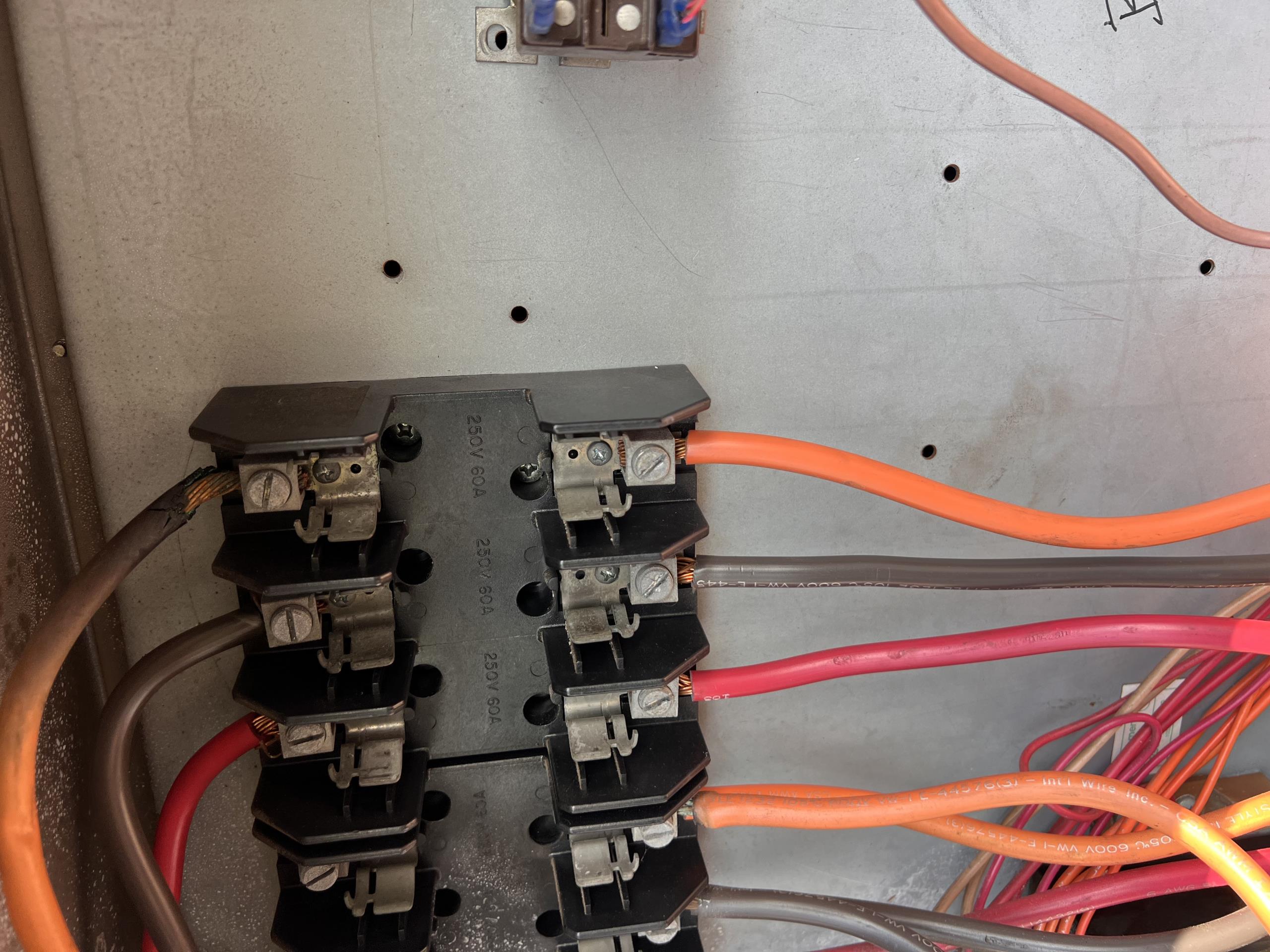 Teaneck, NJ - Arrived onsite for no cooling. Follow previous call with no power to the roof top condenser. Confirmed breakers are on. Went to roof and confirmed power. System did not come on. Opened the electrical controls and found 3 missing high voltage fuses. Observed contact pulled in and power to the control board. Teaneck, NJ - Arrived onsite for no cooling. Follow previous call with no power to the roof top condenser. Confirmed breakers are on. Went to roof and confirmed power. System did not come on. Opened the electrical controls and found 3 missing high voltage fuses. Observed contact pulled in and power to the control board.