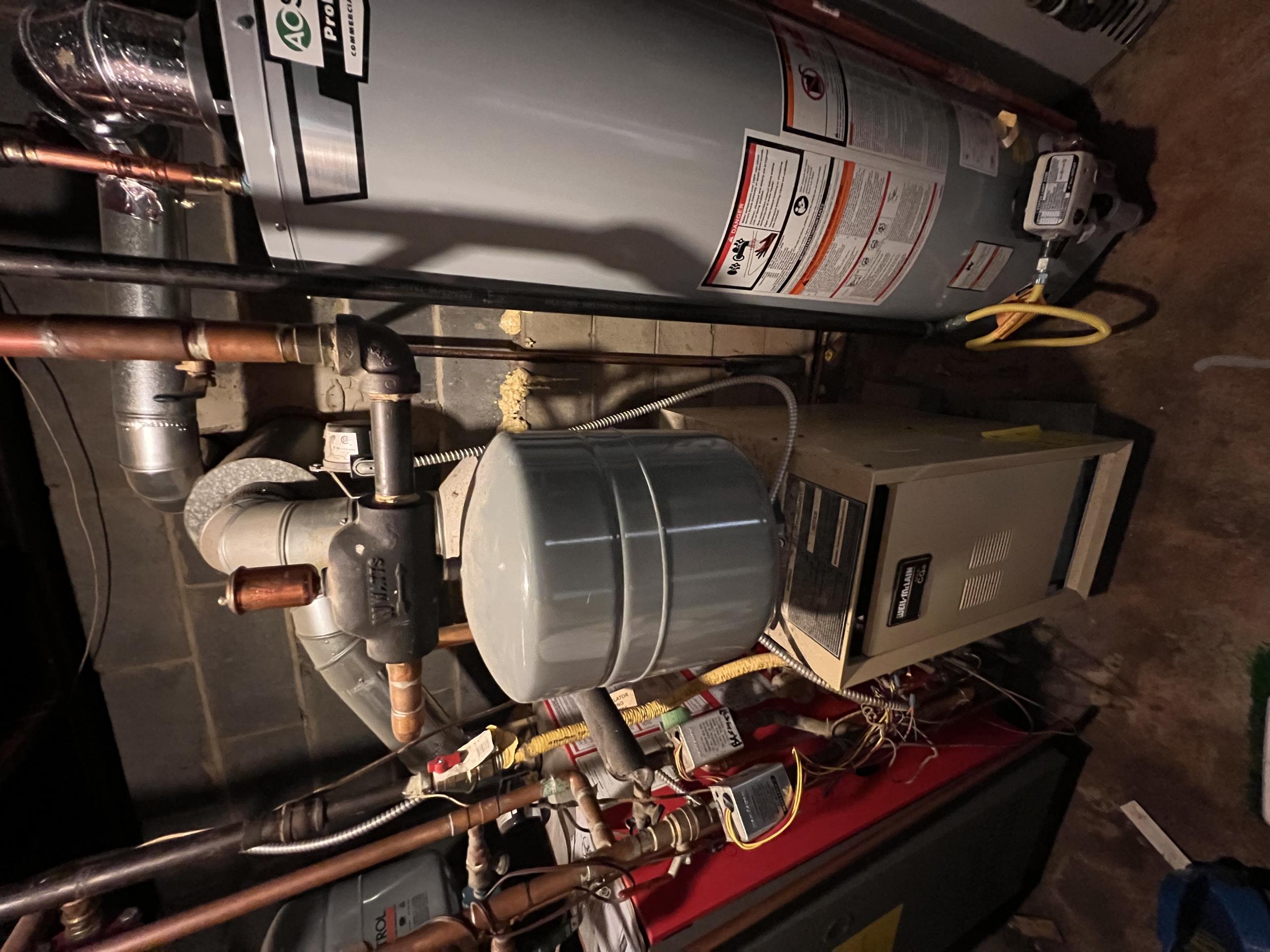 Arrived onsite for maintenance for 1 gas fired boiler located in back of basement apartment. Requested the tenant turn on the thermostats up to heat and confirm operation of the boiler and each zone valve. Observed significantly dirty burners and a smell.  Arrived onsite for maintenance for 1 gas fired boiler located in back of basement apartment. Requested the tenant turn on the thermostats up to heat and confirm operation of the boiler and each zone valve. Observed significantly dirty burners and a smell.