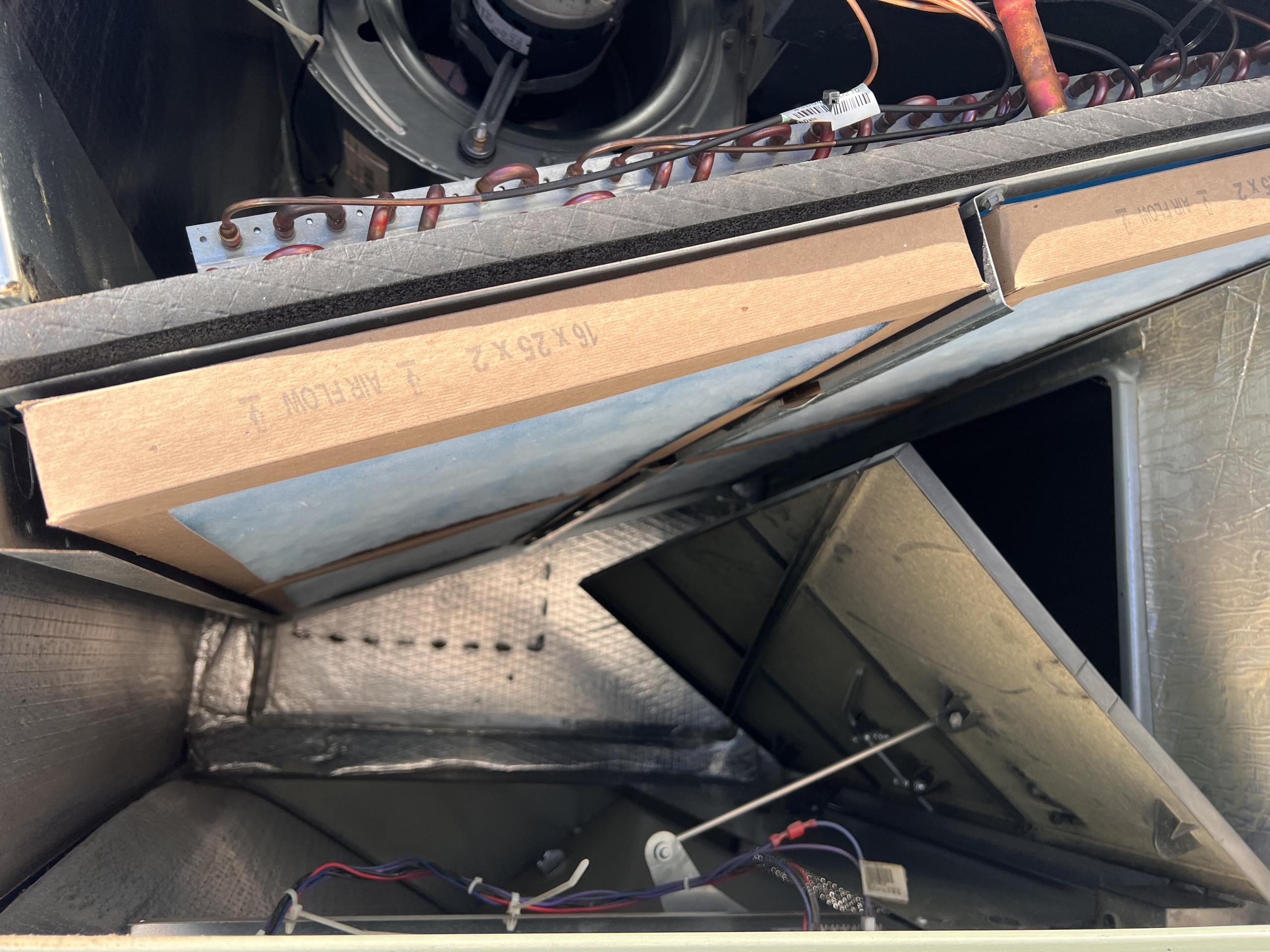 Performed quarterly maintenance in 4 rooftops in preparation for heating season. Changed filter and Confirmed operation of 3 of the 4 units. Front of store unit is down. Estimate for replacement has been previously provided. Performed quarterly maintenance in 4 rooftops in preparation for heating season. Changed filter and Confirmed operation of 3 of the 4 units. Front of store unit is down. Estimate for replacement has been previously provided.