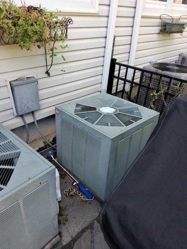Responded to no cooling call at residential property. Upon arrival, performed diagnostic evaluation of outdoor air conditioning condenser unit. Identified issue preventing proper system operation. Completed necessary repairs using appropriate replacement components to restore cooling functionality. Applied temporary corrective measures to ensure immediate system performance. Verified unit operation following service completion. System returned to normal operating condition with cooling capability restored.