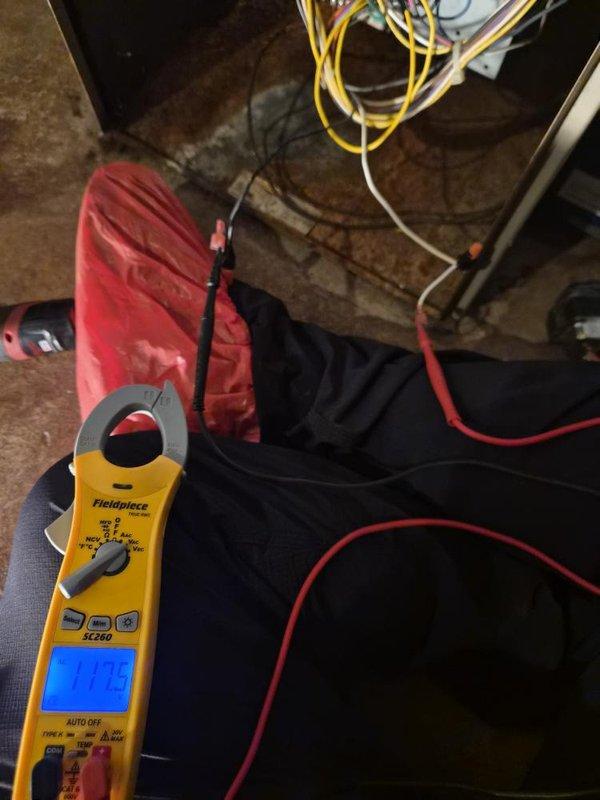 Responded to no cooling call where HVAC unit became unresponsive after customer cycled the breaker. Upon arrival, found that previous attempts to resolve the issue included fuse and transformer replacement, but unit remained non-functional. Performed comprehensive electrical diagnostics using clamp meter to test voltage and amperage at various points in the system. Inspected control board, wiring connections, and safety circuits. Identified failed door interlock switch preventing unit operation. Removed defective latch mechanism and installed replacement part. Verified proper electrical continuity, tested all safety switches, and confirmed system startup. Unit now operating normally with thermostat communication restored.