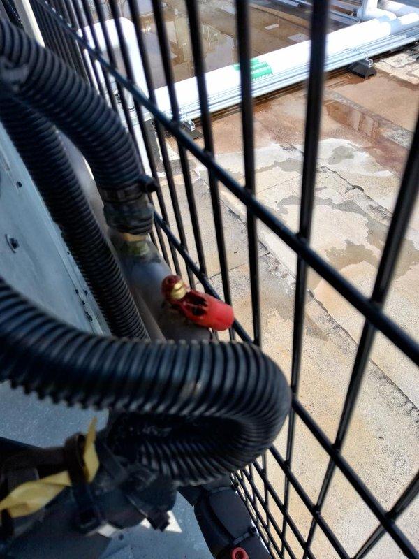 Responded to no cooling complaint on third floor unit. Upon inspection, found outdoor condensing unit with compromised electrical connections at contactor assembly. Identified loose wiring between contactor and compressor circuit. Secured all electrical connections, verified proper voltage at terminals, and tested unit operation. System restored to normal cooling function with all components operating within manufacturer specifications.