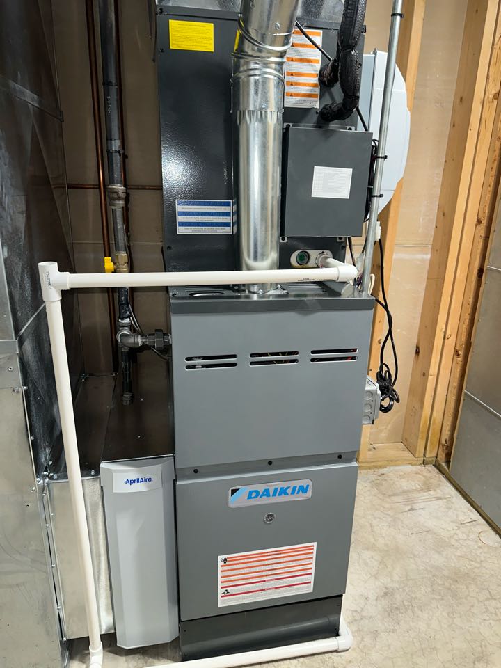Installing Daikin VRV Life heat pump system w/ two gas furnaces, in Geneva, IL