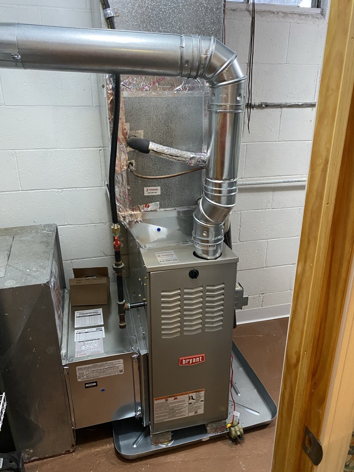 Furnace Installation call.  Performed Furnace install on Bryant furnace 