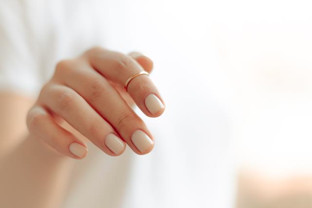 French Manicure - The nails are initially bathed in warm, soapy water, just like they are for regular manicures and pedicures. After that, the nails are curved and filed.