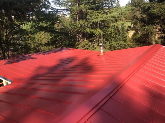 Ashland, OR - This customer in Ashland just had a new ASC Metal Roof installed in Rustic Red. Ashland, OR - This customer in Ashland just had a new ASC Metal Roof installed in Rustic Red.