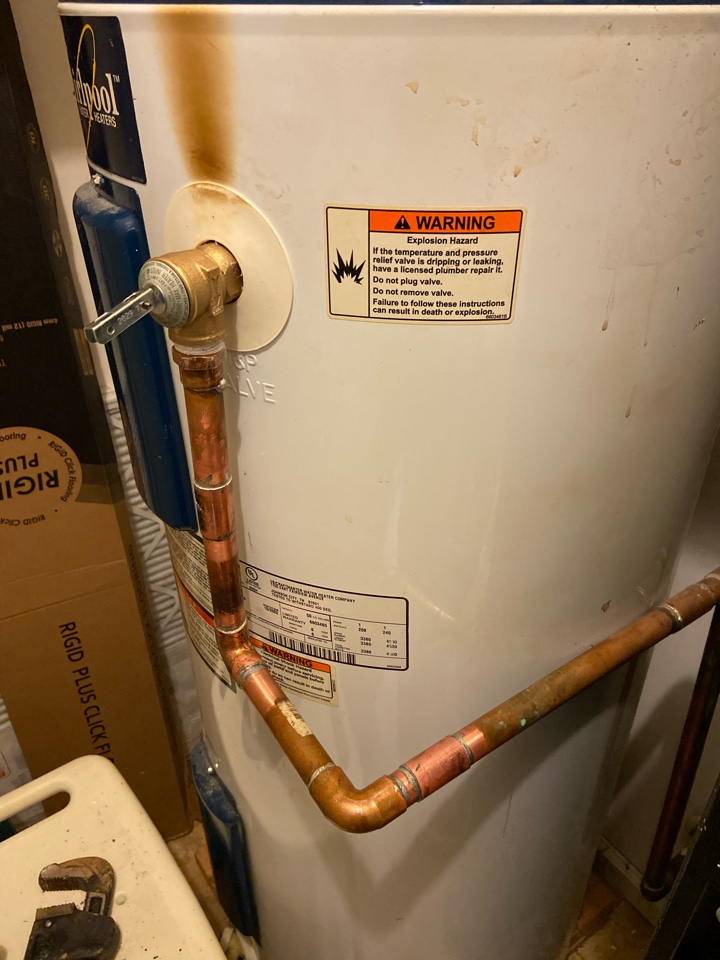 A plumber near me in Ranger, GA repaired a t&p valve on a water heater. 